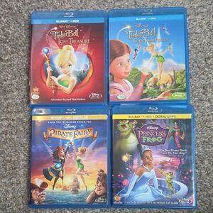 Lot Of 4 Disney Blu-ray DVDs
